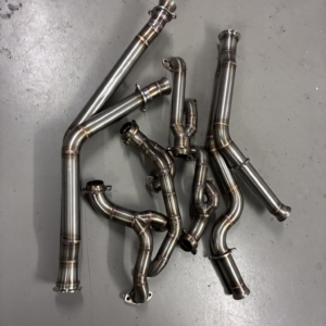 RHD W126 M117 alloy block tri-y exhaust